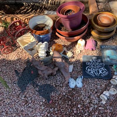 Gardens Gnomes, Pots, And Decor