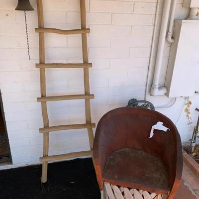 Ladder And Mexican Chair