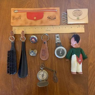 Mens Lot - Souvenir Items, Pedometer, Compass, Grooming Set 