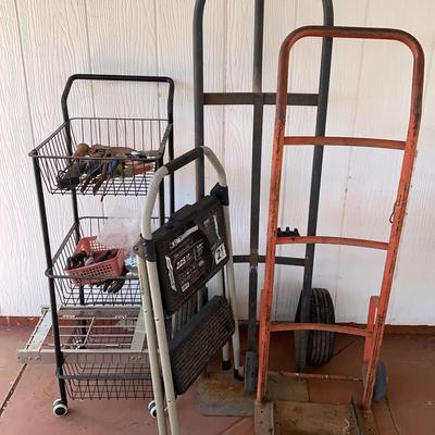 Hand Tools Cart/ Dolly / Mini Step Ladder 