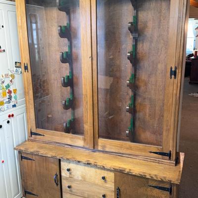 Wooden Gun Cabinet 1