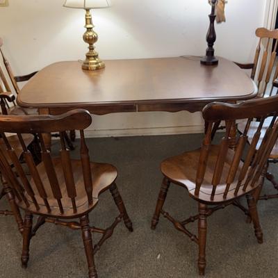 J B Van Sciver Table & 6 Chairs
