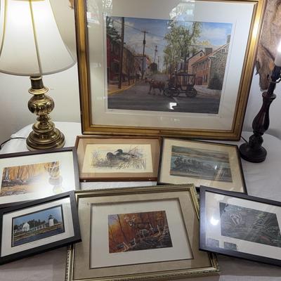 7 signed Framed Prints