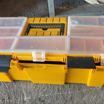 Plastic Toolbox Full Of Tools