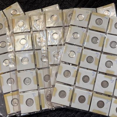 Roosevelt Silver Dimes 1949-1964