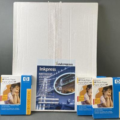 Sale Photo Thumbnail #12: Lot 28 – 25 17x20 Inkpress & 180 5x7 HP Glossy Sheets