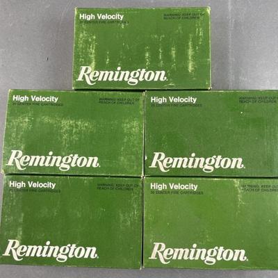Sale Photo Thumbnail #101: Lot 117 – Remington High Velocity Cartridges