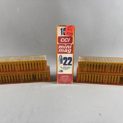 Sale Photo Thumbnail #71: Lot 87 – Mini Mag 22 Cartridges