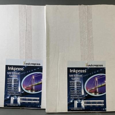 Sale Photo Thumbnail #11: Lot 27 – 50 Sheets 17x20 Inkpress Metallic Satin Paper NIB