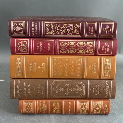 Sale Photo Thumbnail #119: Lot 135 – The Franklin Library Wuthering Heights & More