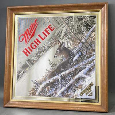 Sale Photo Thumbnail #104: Lot 120 – Miller High Life Zoellick Opening Day Mirror 1993