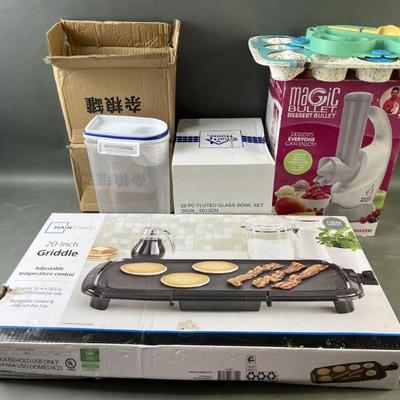 Sale Photo Thumbnail #63: Lot 79 – Magic Bullet Dessert Bullet Electric Skillet