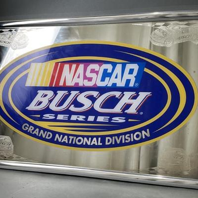 Sale Photo Thumbnail #115: Lot 131 – Busch NASCAR Mirror Sign