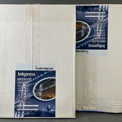 Sale Photo Thumbnail #10: Lot 26 – 47 Sheets 17x22 Inkpress Metallic Glossy Paper