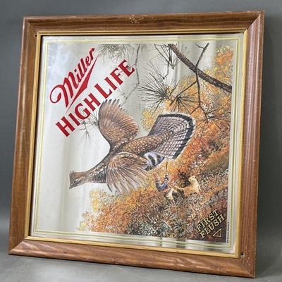 Sale Photo Thumbnail #107: Lot 123 – Miller High Life Zoellick First Flush Mirror Sign