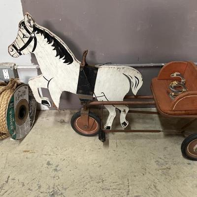 Sale Photo Thumbnail #37: Lot 53 – Texas Pony Decor, Horse Shoe Hangings & More