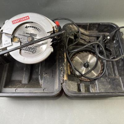 Sale Photo Thumbnail #34: Lot 50 – Craftsman 7.25 In Circular Saw & Case