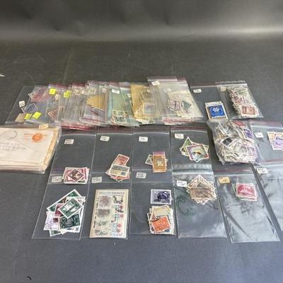Sale Photo Thumbnail #139: Lot 155 – Huge Lot of Vintage Stamps