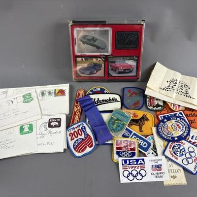 Sale Photo Thumbnail #96: Lot 112 – Corvette Patches & Vtg Envelopes & More
