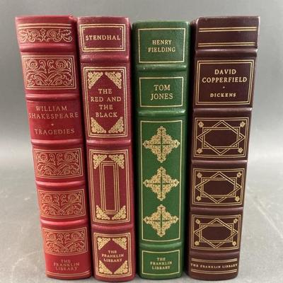 Sale Photo Thumbnail #131: Lot 147 – The Franklin Mint Shakespeare Dickens & More