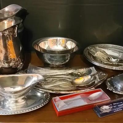 Silver-Plated Tableware Featuring Gorham