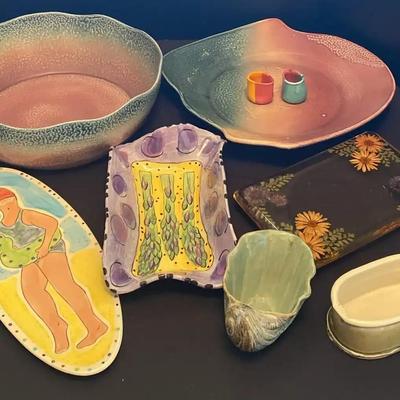 Colorful Porcelain & Pottery Collection