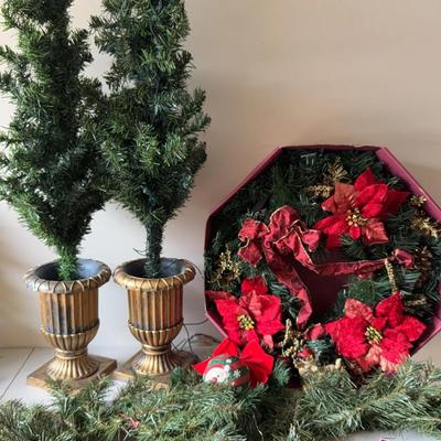 Holiday Wreaths And Trees