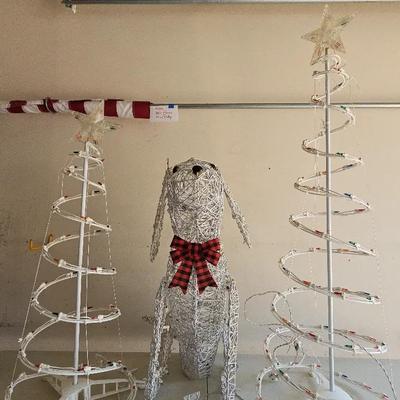 Dog And Trees Lights 