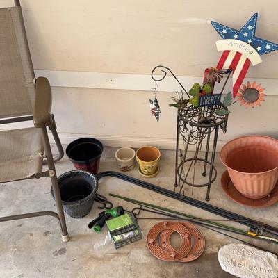 Garden Hooks, Pots And Art
