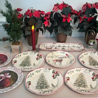 Christmas Poinsettias Decor