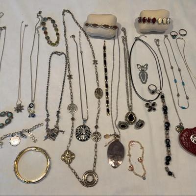 Silver Tone Jewelry 
