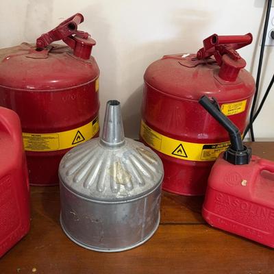 5 Gas Cans