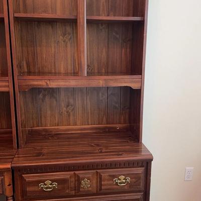 2 Piece Bassett Cabinet/Shelf