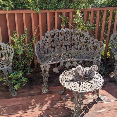 Grape Vine Iron Patio Set