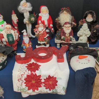 Santas, Ornaments, And More Santas