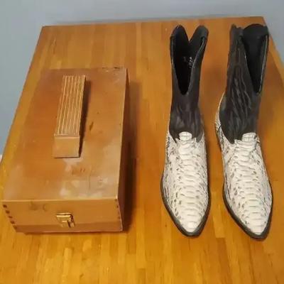 Snake Skin Boots