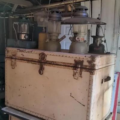 Lanterns And A Steamer Trunk