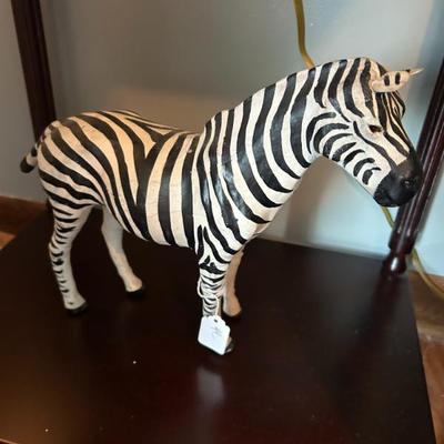 Sale Photo Thumbnail #491: Leather zebra. 