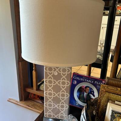 Sale Photo Thumbnail #209: Pair of these lamps available. One with shade. 