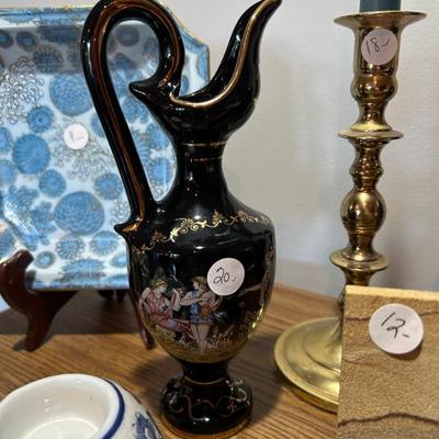 Sale Photo Thumbnail #56: Hand painted w/ 24k gold. Made in Greece. 