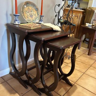 Sale Photo Thumbnail #1: Bombay & Co. Nesting tables 