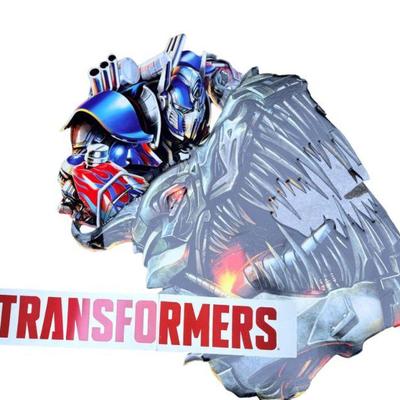 Optimus Prime & Dino Transformers – Age of Extinction Display
