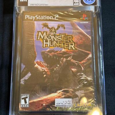 Monster Hunter PS2 – WATA 9.8 A++ Graded Game New Sealed