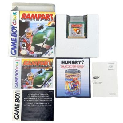 Rampart GBoy Color Game – Complete in Box, Rare Strategy Classic