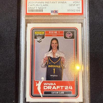 2024 Panini Instant Caitlin Clark Rookie – PSA 10 Graded