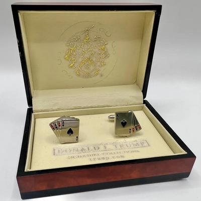 Donald Trump Four Aces Cuff Links