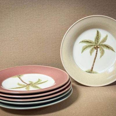 (6) Noritake Stoneware Safari Dishes 9"