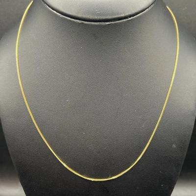 18” 14K Gold Necklace