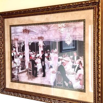 Framed Print Le déjeuner des canotiers (Luncheon of the Boating Party) by Pierre-Auguste Renoir.