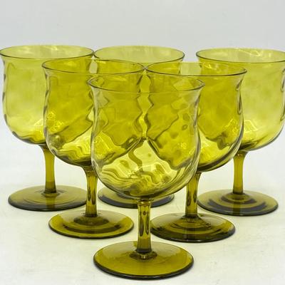 (6) Stunning Vintage Cocktail Glassss